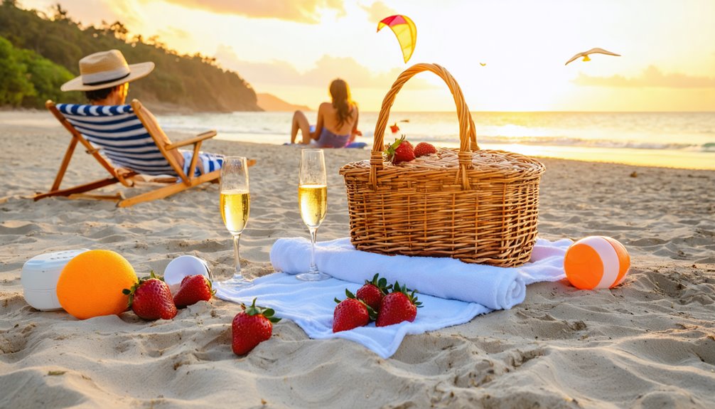 casual seaside games and moments