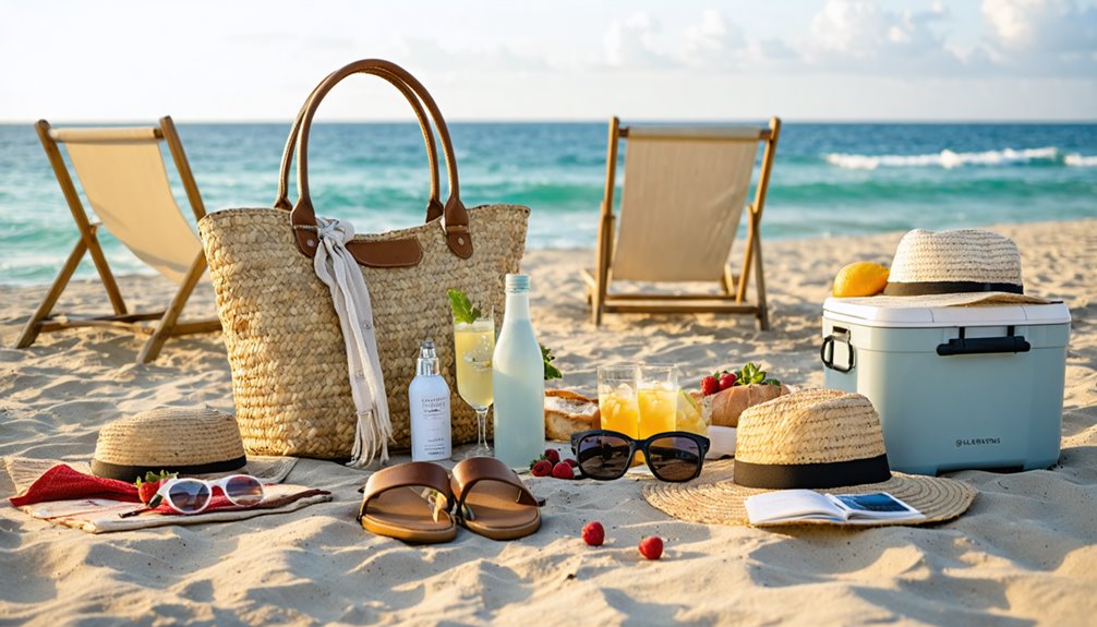 chic sun ready beach essentials