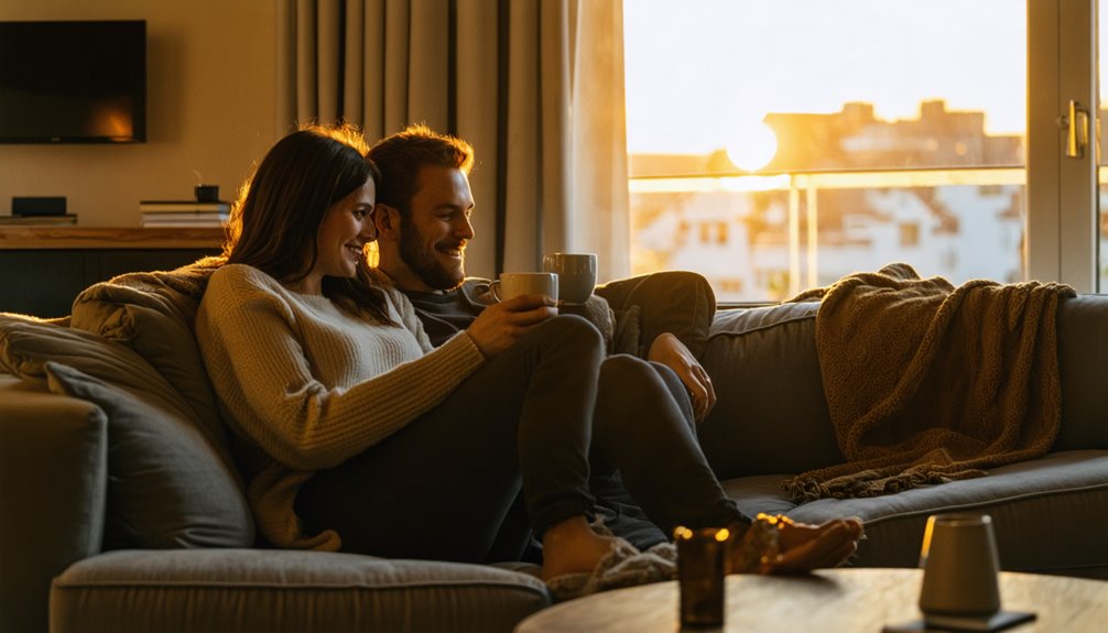 direct compliments and touch