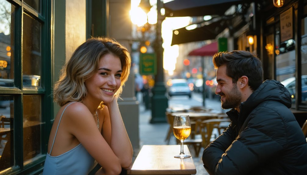 open relaxed inviting posture