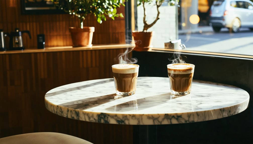 timing for relaxed cafe meetups