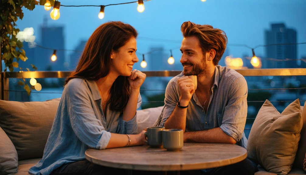 calm confident present connection