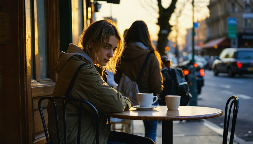 open posture confident eye contact