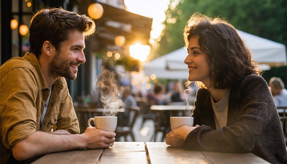 warm clear curious connection