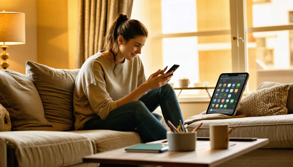 check her comfort and expectations