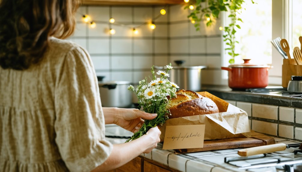 small thoughtful gift gently presented