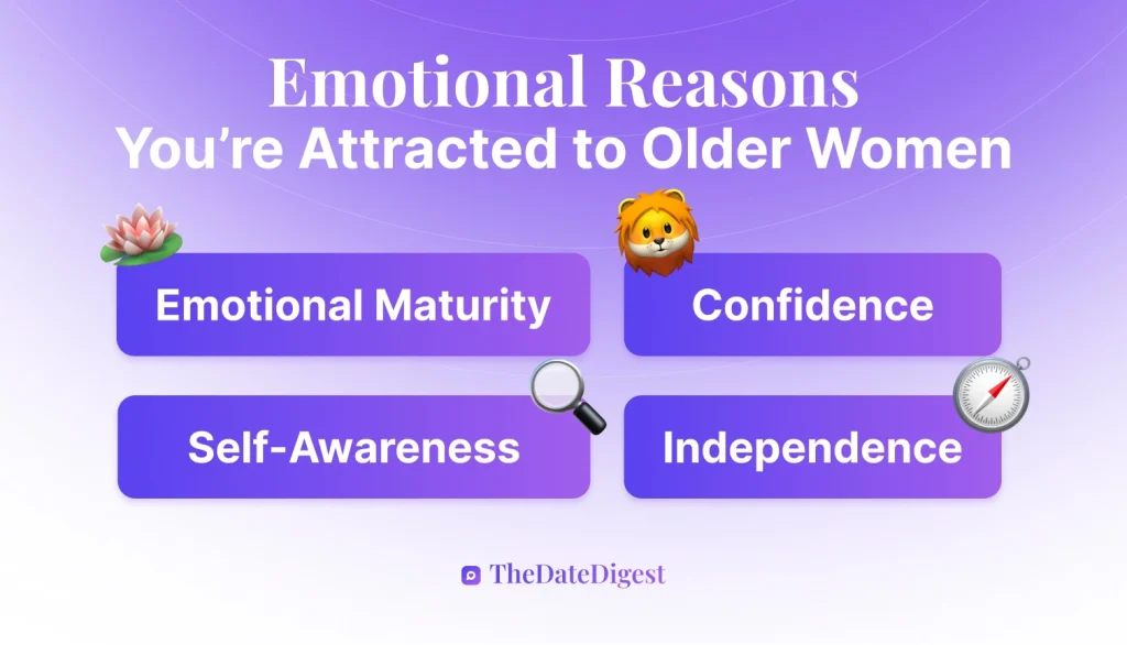 Emotional reasons why do I like older women